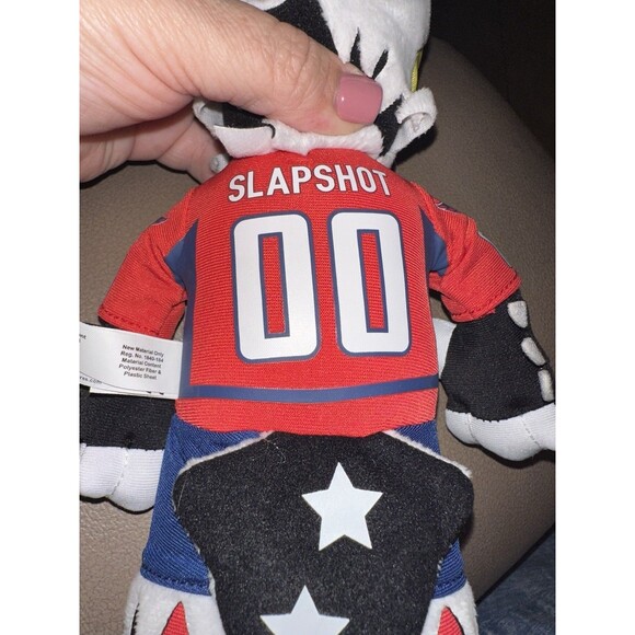 Washington Capitals NHL Slapshot Mascot 10" Plush Bleacher Creatures - Picture 7 of 10